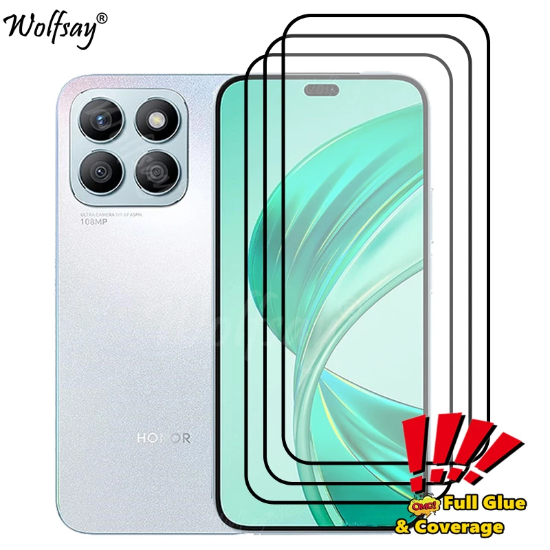Full Cover Whole Glue Screen Protector Per Honor X8B Vetro Temperato Per Honor X8B Honorx8B Glass Per Honor X8B Glass 6.7 Pollici