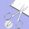 New Professional Stainles Nails Eyebrow Nose Eyelash Cuticle Trimmer Epilator Scissor Manicure Tool Curved Pedicure Scissors Hot 2