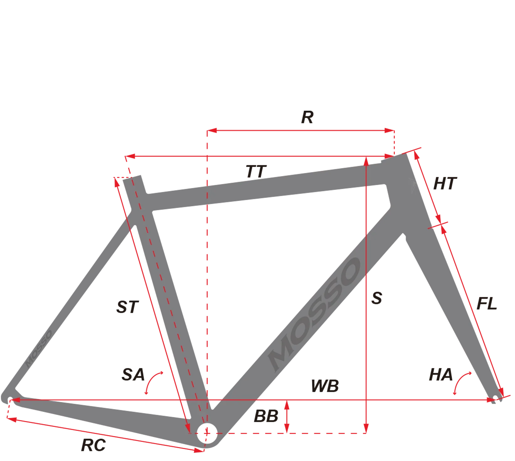 Description Picture 2 of itemMOSSO 736TCA Aluminum Alloy Road Bike Frame With Full Carbon Front Fork Ultra-light Frameset dpd xdb