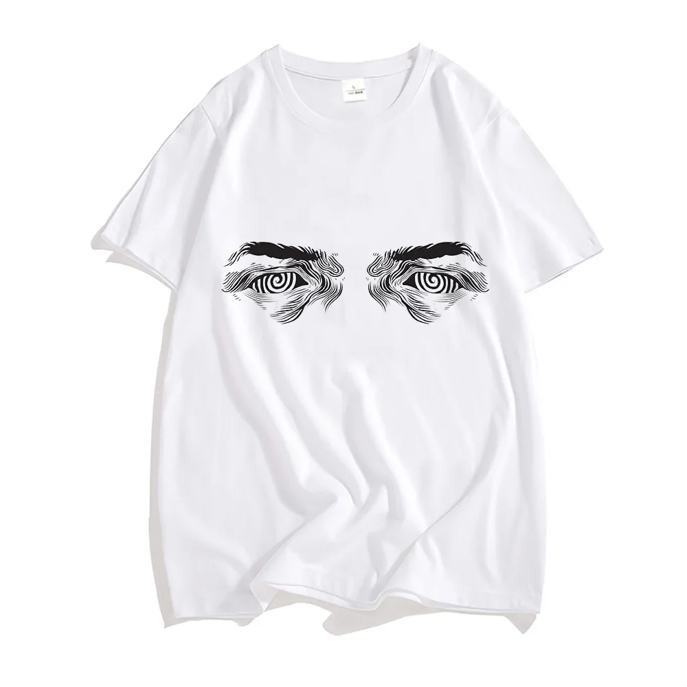 

Eyes Sense of Design Graphic T Shirts 100% Pure Cotton Summer Short Sleeve Tops Printing Tees Male/female Loose Casual T-shirts