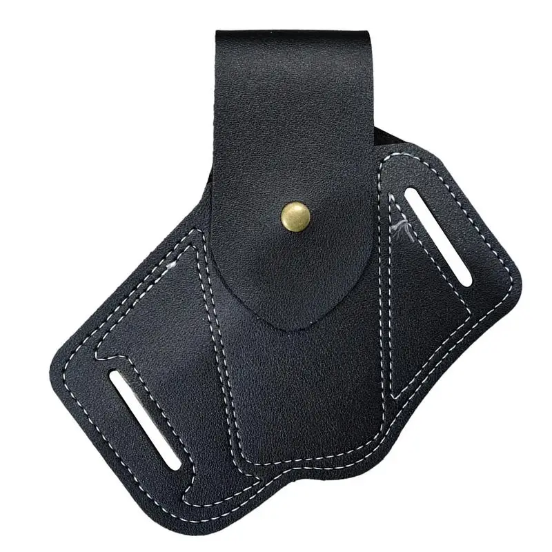 

Multitool Belt Pouch Retro Case Pouch For Belts Belt Pouches For Men Slanted Sheath Leather Holster Outdoor Accessories