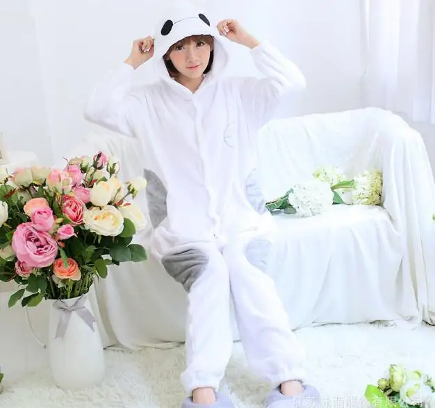 Baymax Onesie Kigurumi Adult Unisex Pajamas Anime Cosplay Costume Soft Flannel Zipper Sleepwear Homewear