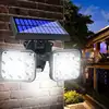 Solar Outdoor Light Motion Sensor Waterproof Bright Wall Street Lamp For Garden Yard Path Garage Stairs Porch 2