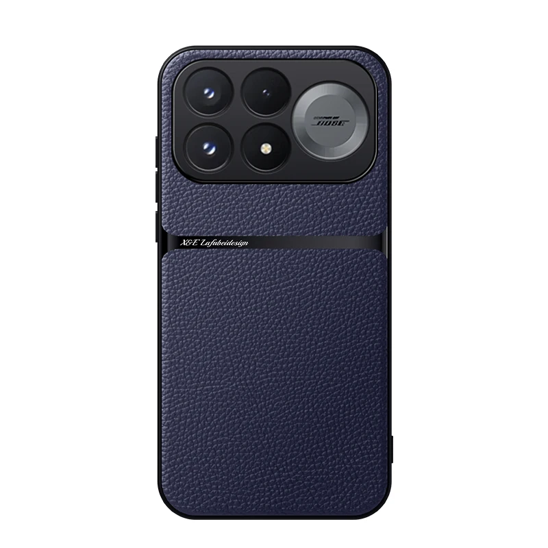 Magnetic PU Leather Ultra-Thin Phone Cover with Camera Protection