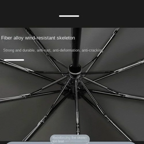 Fully Automatic UV 10 Bone Reverse Folding Umbrella For BYD ATTO 3 EV SEAL Dolphin EA1 Seagull Car Umbrella Parasol