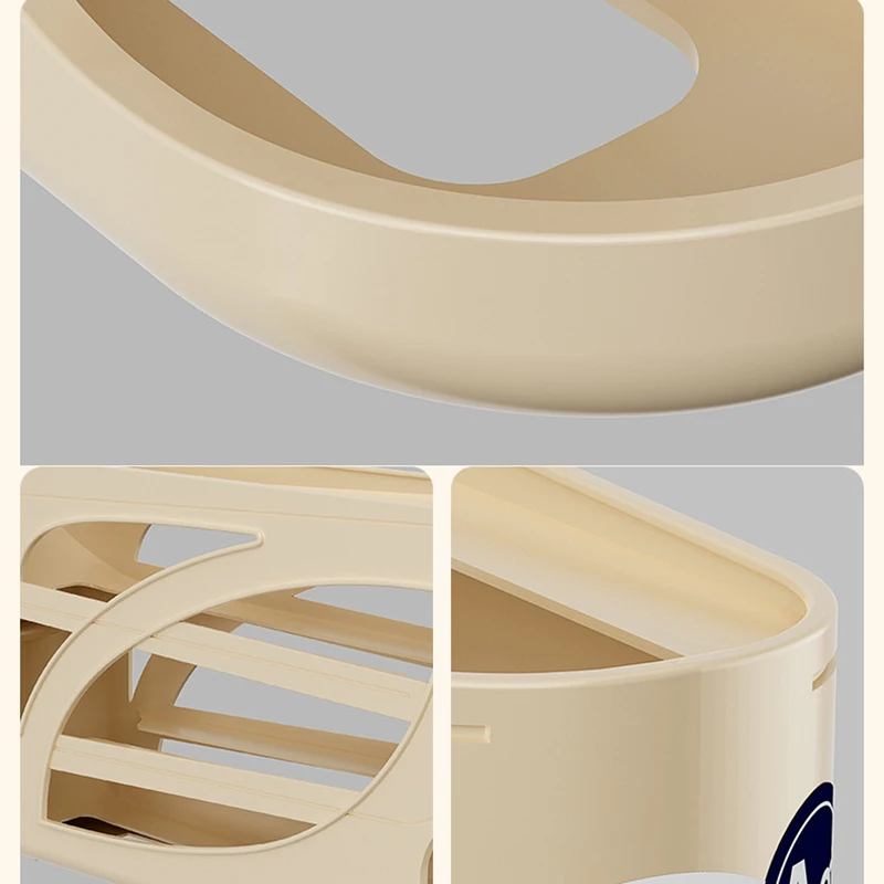 4 Layers Automatic Rolling Egg Holder Rack Fridge Egg Storage Box Container Kitchen Refrigerator Egg Dispenser Fridge Organizer