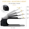 1/6Pcs Shoe Slots Organizer, Adjustable Shoe Support Rack, Double Layer Stack Shoe Holder, Shoe Stacker for Closet Organization 3