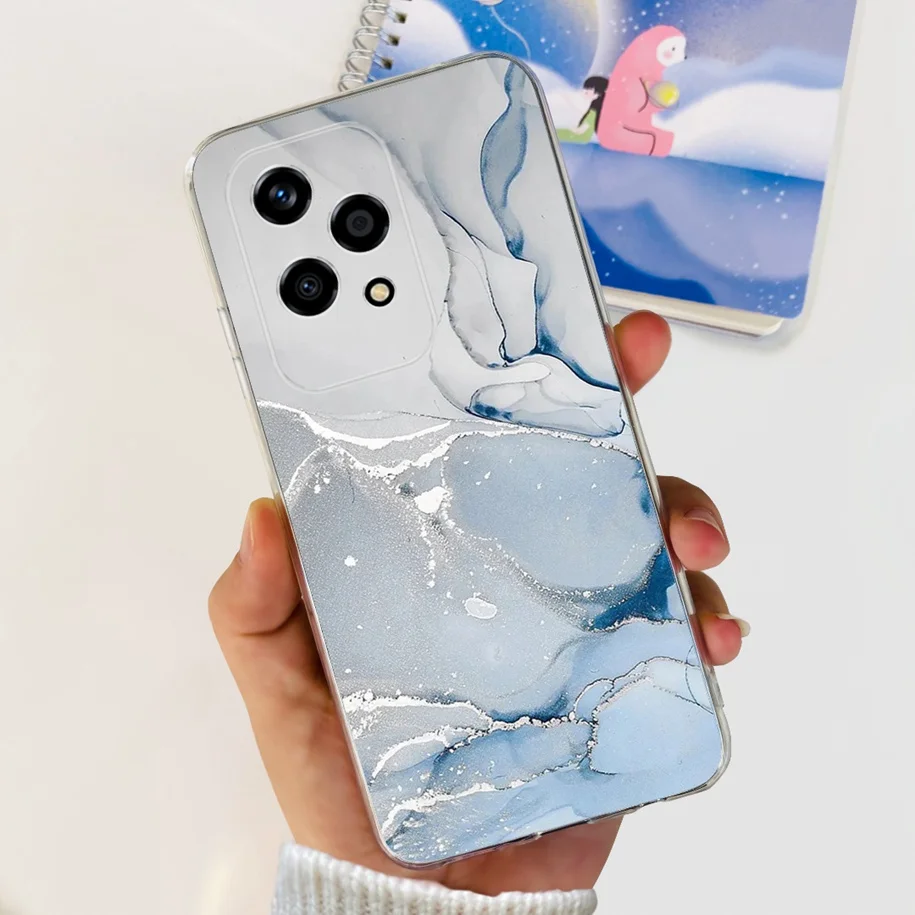 Floral Transparent Soft Silicone Phone Case - Protective Bumper