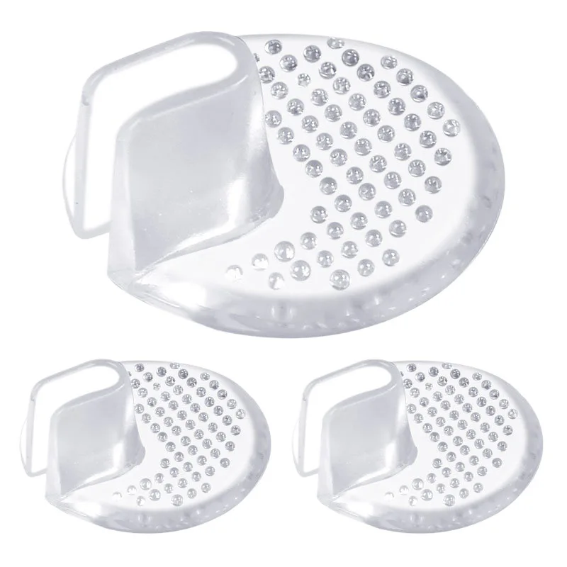 1 Pair Silicone Flip Gel Cushion Dots Non-Slip Flip Flops Gel Forefoot Insoles Toe Protectors