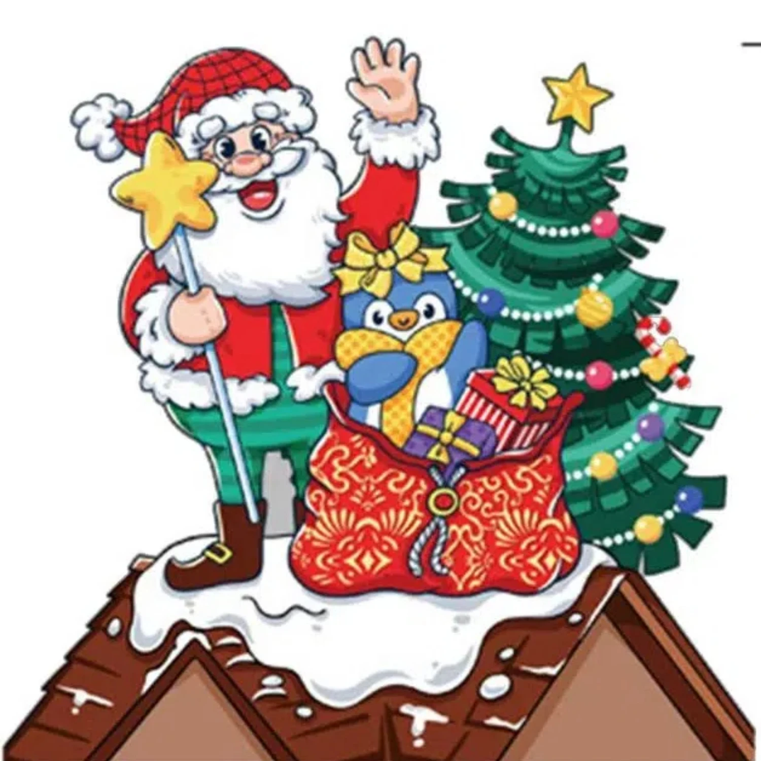 Electrostatic Sticker Christmas Window Clings Decorate Home Kids Room Wall Mirror Sticker Window Glass Door Theme Party Ornament