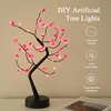 36 LED cherry blossom tree light suitable for indoor and outdoor adapter plug/battery powered desk lamp (warm white) 2