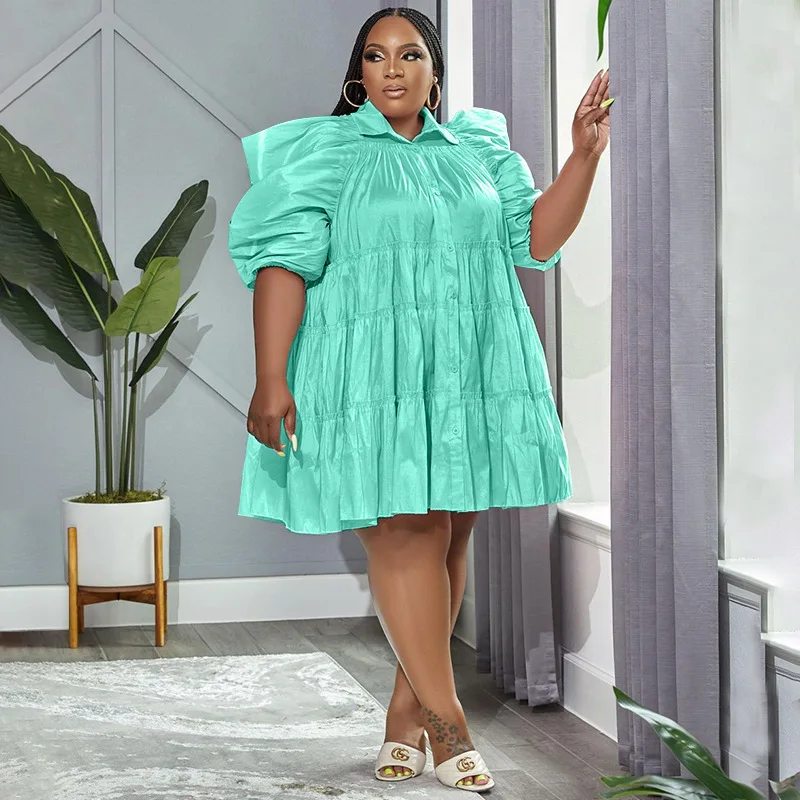 Plus Size Women Dress Summer Elegant Loose Skirt 2022 Luxury Party Evening Maxi Gown Lady Blouse Clothes Bodycon Fashion Outfits