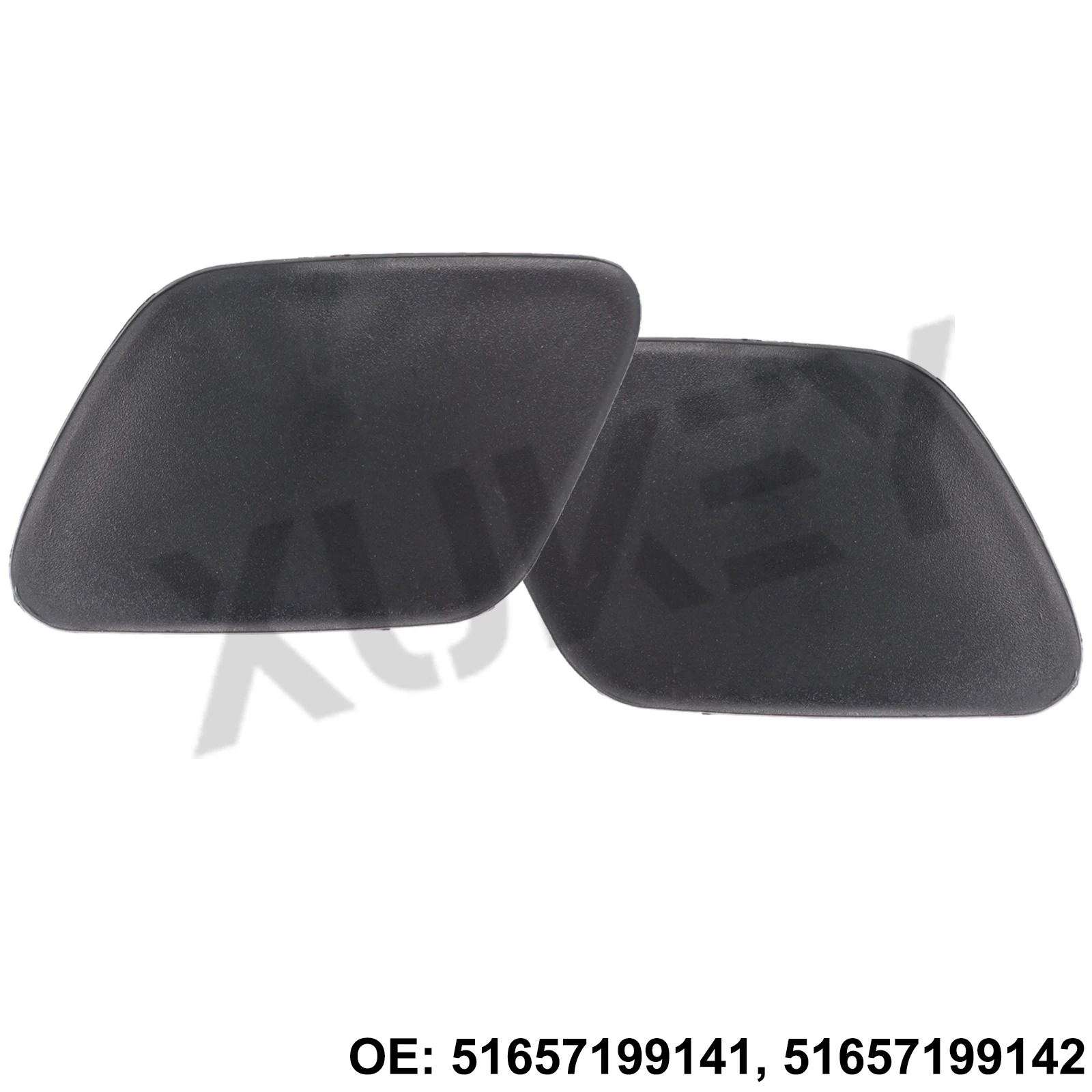 Front Headlight Washer Headlamp Nozzle Jet Cleaner Cover Bumper Unprimed Cap For BMW X5 E70 2007-2013 51657199141 51657199142