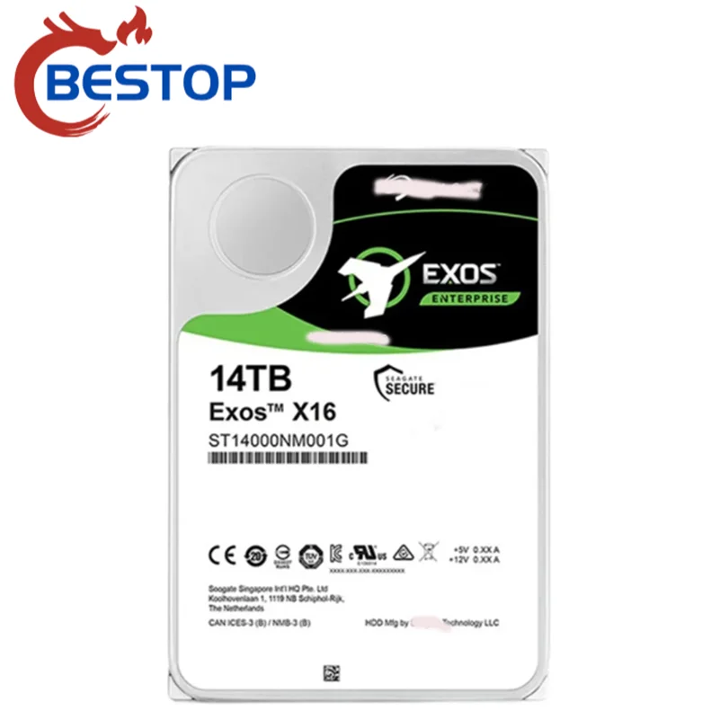 

FOR ST14000NM001G 14TB X16 512e 3.5" SATA 6Gb/s Enterprise Hard Drive