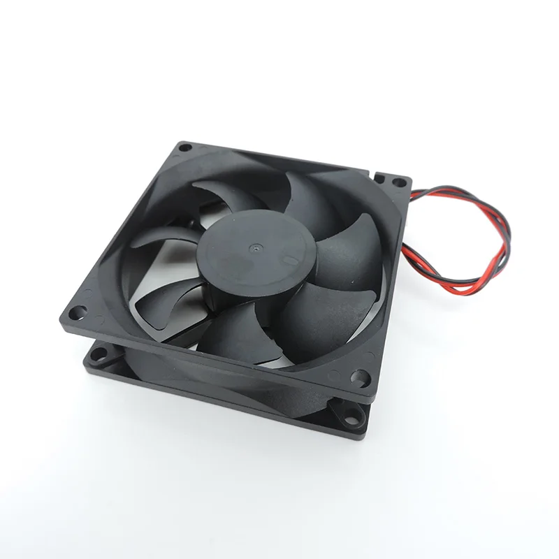 2pin dc 80mm 8025 80X80X25MM Cooling Fan 5V/12V/24V DC Brushless Cooling Cooler Fan 8025 Sleeve oil Bearing cooling fan industrial cooling fan gaming cooling fan 3d printer fan