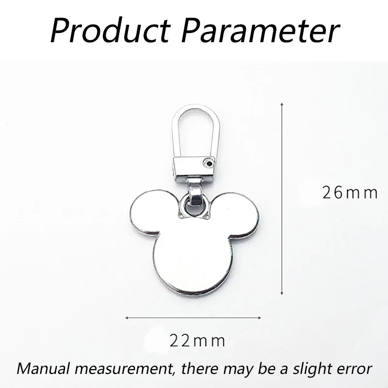 アクセサリー mickeys Disney Mickey Mouse Zipper Puller Detachable Universal Replacement