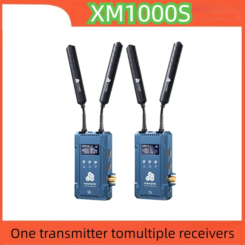 

Forhope XM1000s Pro Dual-HDMI Беспроводная система передачи видео SDI передатчик изображения приемник прямого видео для прямого трансляции