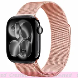 Elegant Milanese Loop Watch Strap Bracelet - Premium Design for S10-42mm 38 40 41mm (New pink)