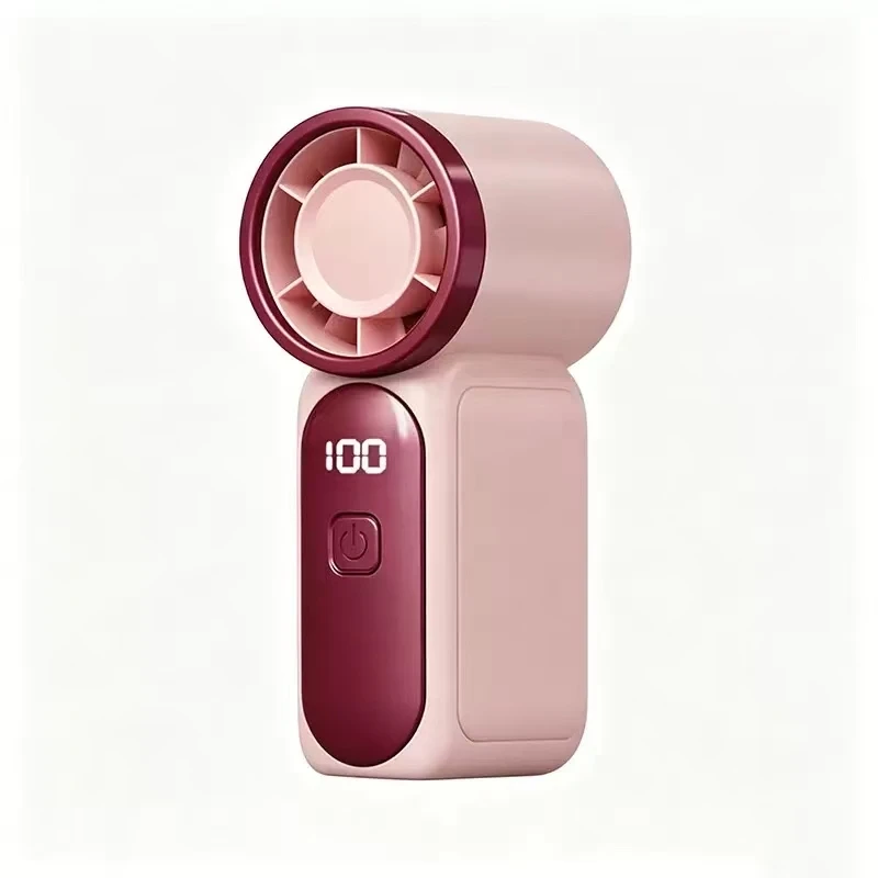 Compact Rechargeable Mini Turbo Fan with Digital Display
