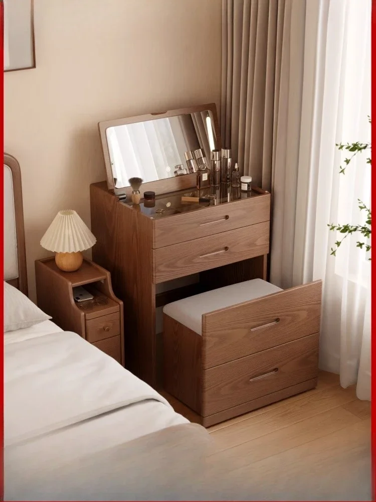 無垢材のドレッサー小さな寝室モダンなミニマリスト - AliExpress