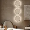 Wabi sabi wall light minimalist interior wall light Design Natural Stone light Dining Room wall lamp beige bedroom Bedside lamp 1