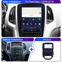 Autoradio multimédia vidéo GPS Android 16 9,7 pouces pour Opel Astra J 2009-2015, modèle Tesla, Android Auto sans fil, 5G WIFI 2