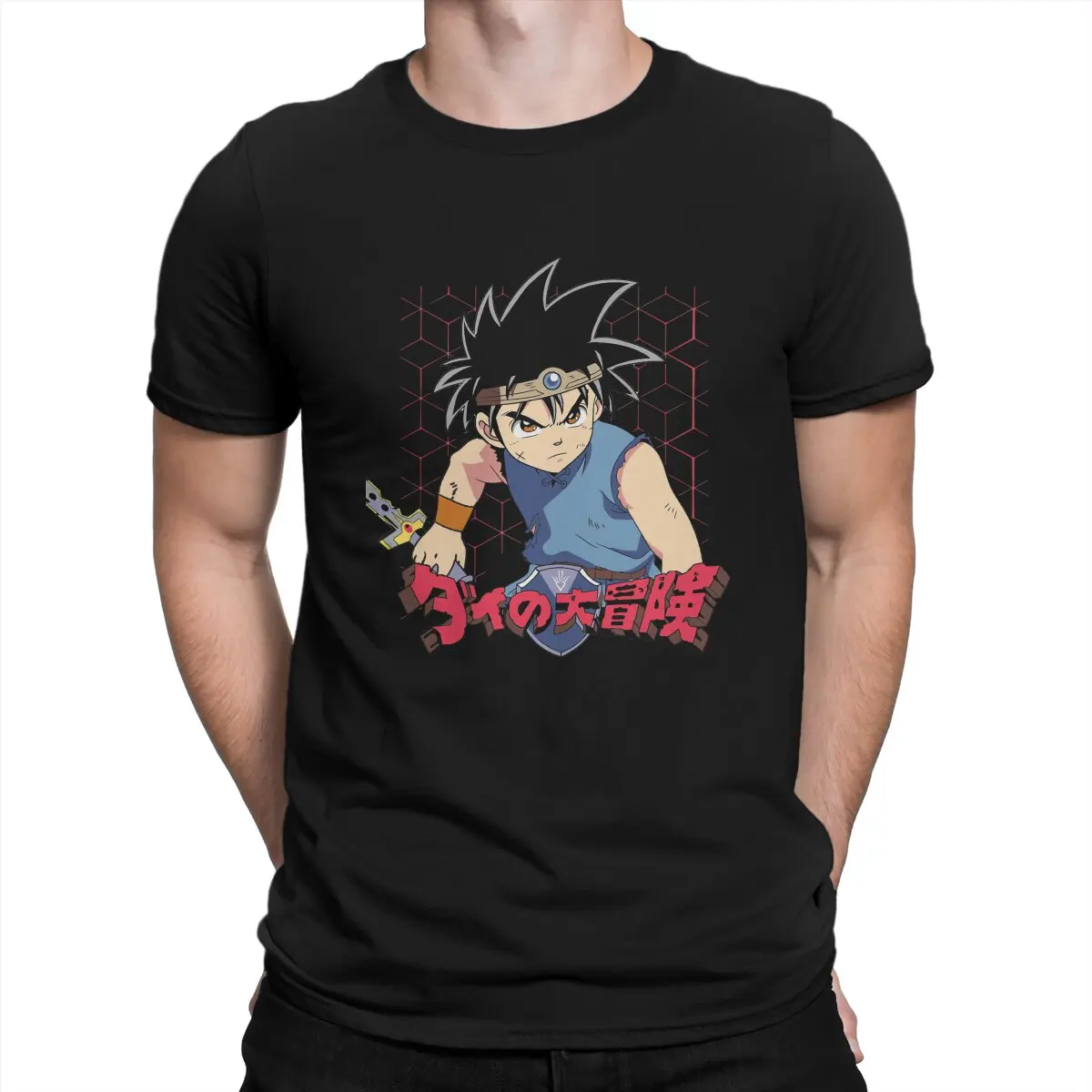 T-Shirt Da Uomo Dai Novità Maglietta In Cotone Manica Corta Dragon Quest Dragonlord Hero Game Magliette Girocollo Vestiti Regalo