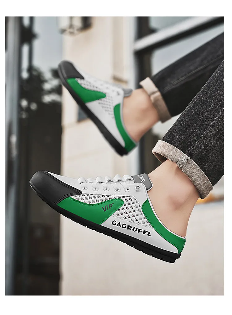 2025 New Men's Casual Slip-Ons - Durable, Comfortable, Breathable & Stylish Half-Slippers 2