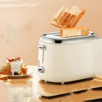 Bread Maker 1PC Automatic Intelligent Toaster Adjustable Temperature Dual Sided Auto Pop-up Sandwich Toast Breakfast Machine 1