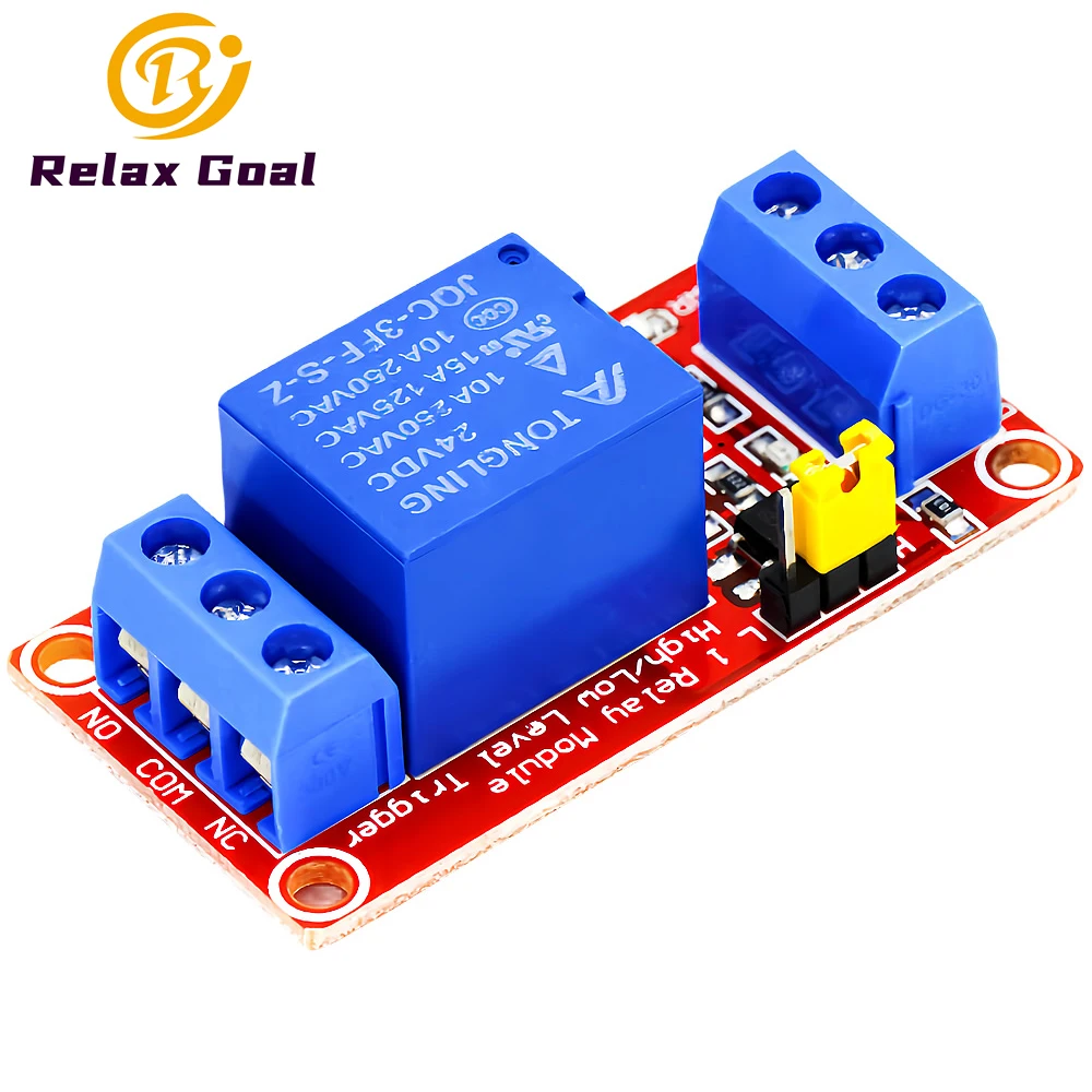 Relay-Module-1-Channel-5V-12V-24V-Board-Shield-With-Optocoupler ...