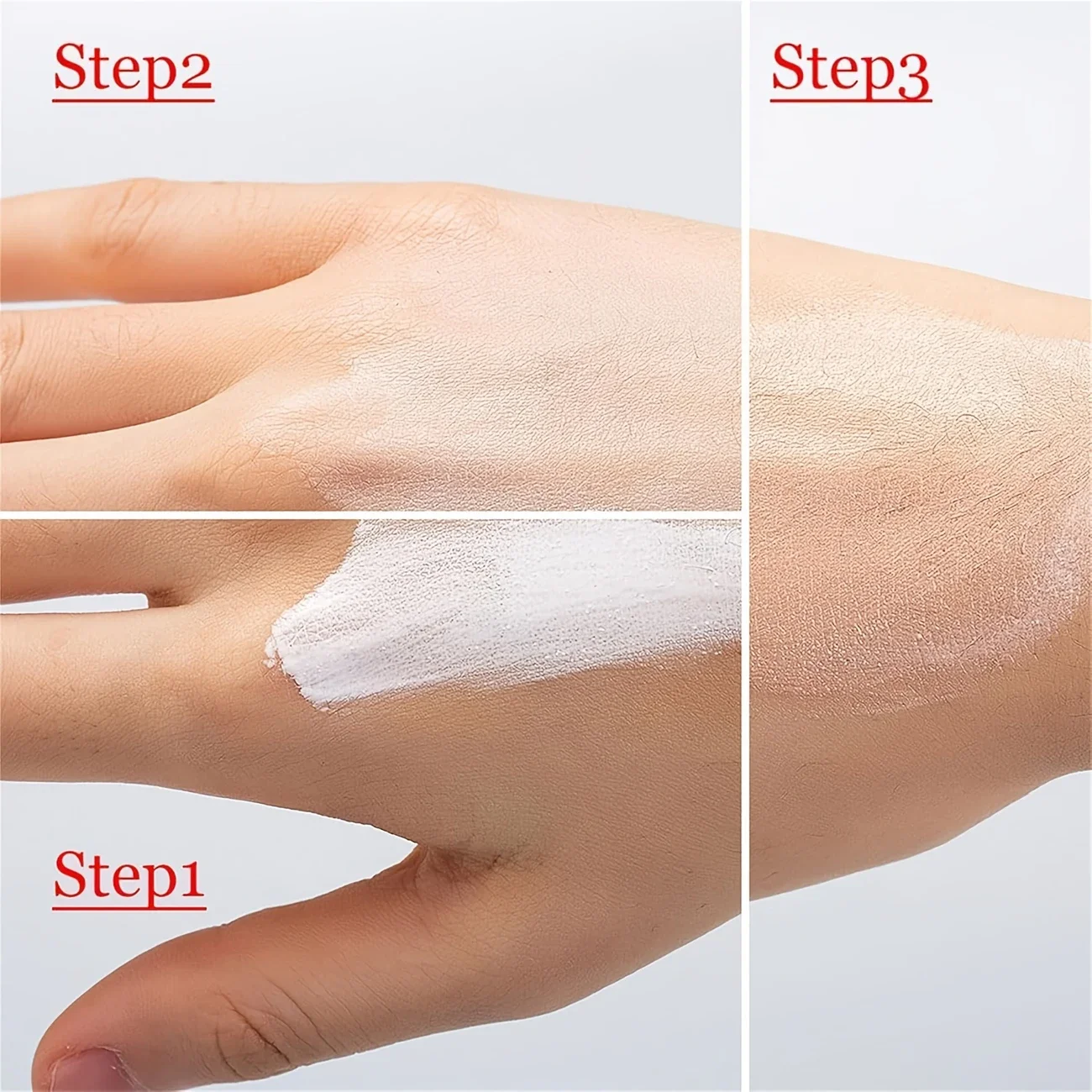 Fondotinta liquido quattro in uno che cambia colore, con lunga durata SPF50+, senza rimozione del trucco, senza colla in polvere, idratante - immagine 4