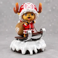 ⁦مجسم توني توني تشوبر (ون بيس) بزي الكريسماس بطول 16 سم | One Piece Tony Tony Chopper Christmas Edition Action Figure 16cm⁩ - الصورة ⁦4⁩