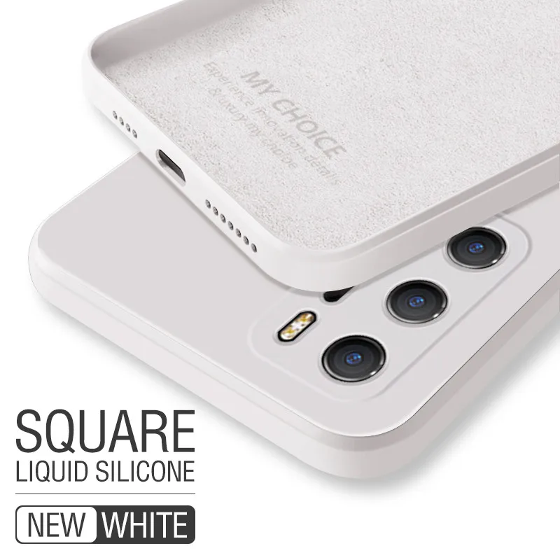 Für Huawei P40 Pro P30 Pro P20 Pro Mate 40 Pro 30 Pro 20 Pro Fall Luxus Platz Original Flüssigkeit silikon Weiche Fall Abdeckung_voghion.com