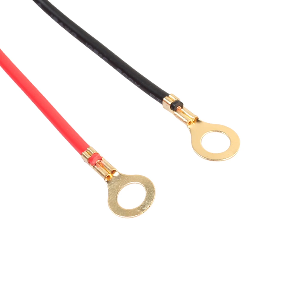 자동차 시가 라이터 케이블 1m/3.3ft 18AWG 10A 전원 케이블 와이어 코드(퓨즈 포함)