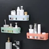 Bathroom Shelf Organizer Toilet Adhesive Shampoo Gel Storage Basket  Decoration Bathroom Corner Shower Shelf Rack Accessories 1