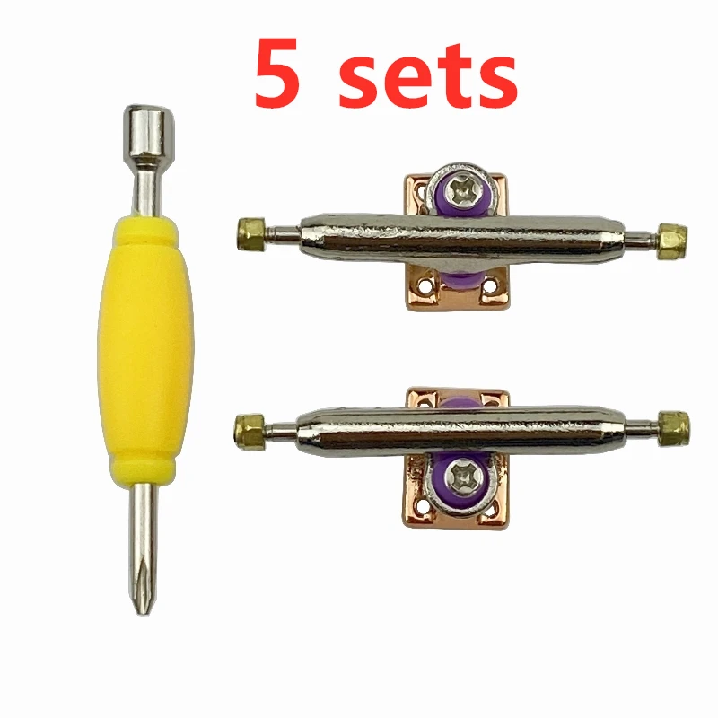 전문 핑거 스케이트보드, 단일 축 트럭 핑거 보드, 34mm 트럭, 10 개 (5 세트)