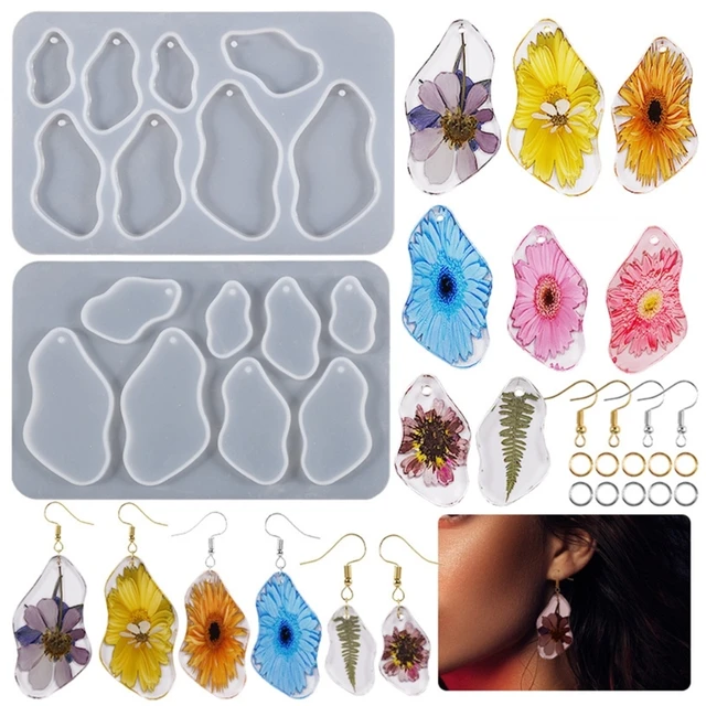 Pendant Resin Molds Silicone Jewelry Resin Mold Irregular 