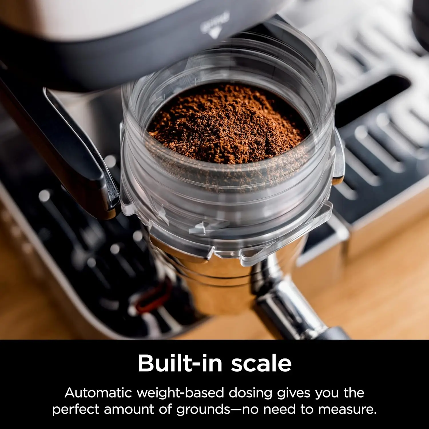 Fast cold brew espresso drip coffee maker with integrated grinder,tamper,hands-free frother for cappuccino and latte 3