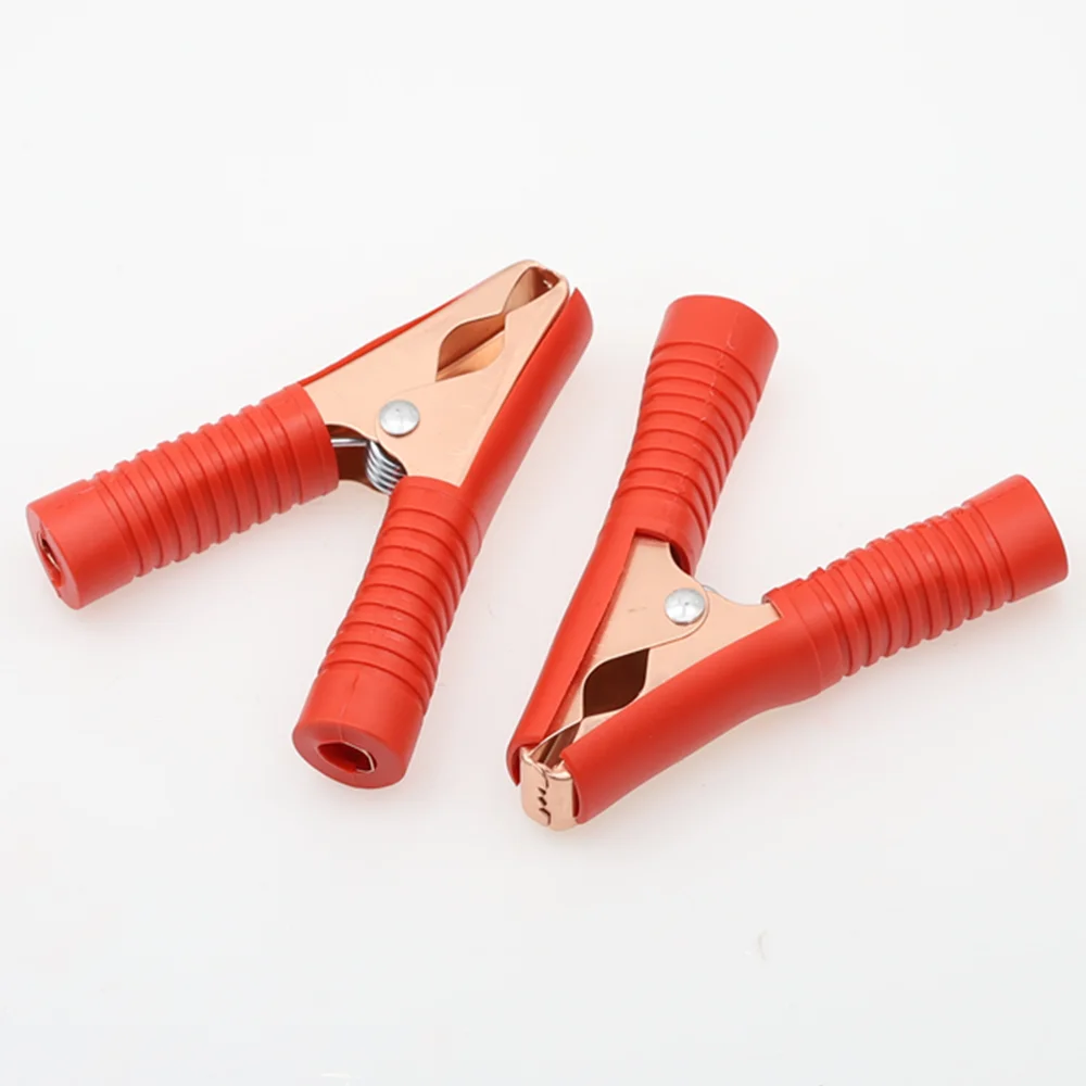 100A Crocodile Clamp for Automotive Battery Red Black 90 x 75 x 18mm Spark Charging Accessories