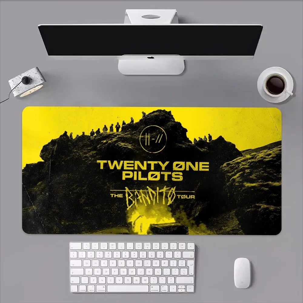 T-Twenty One P-Pilots Band Clancy Mouse Pad Computer Laptop Gaming Office Wrist Guard Non Slip Keyboard Pad 5