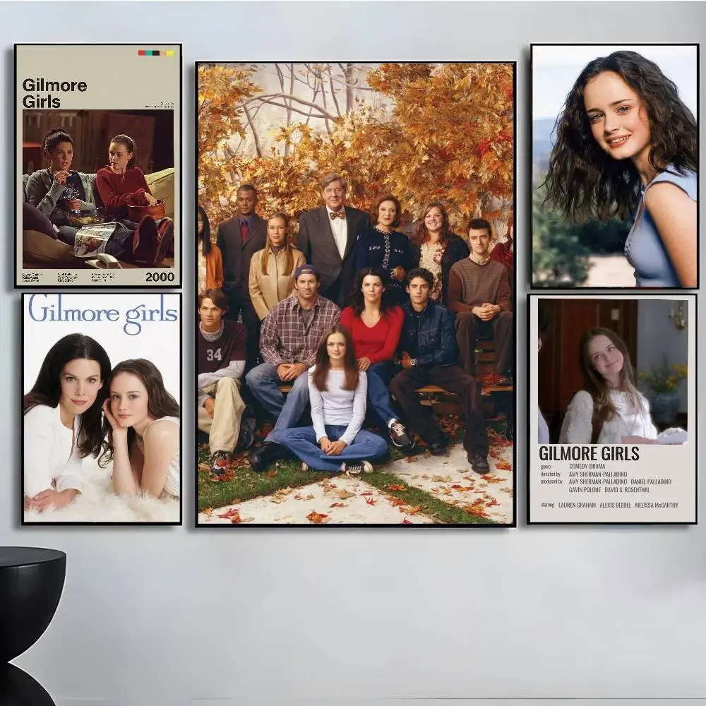 Gilmore Girls Tv Play American Family Comedy Poster Art With Prints Home bedroom living room decoration gift