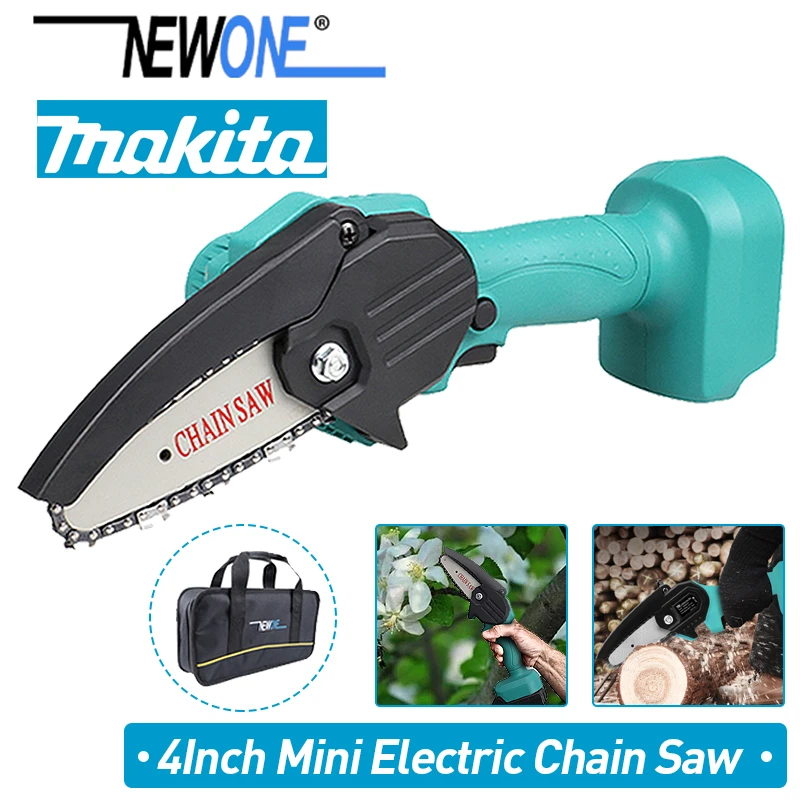 Verwarren heilig Papa 4Inch Mini Electric Chain Saw Compatible for 18V MAKITA battery Woodworking  Pruning One handed Garden Tool Rechargeable Wireless|Electric Saws| -  AliExpress