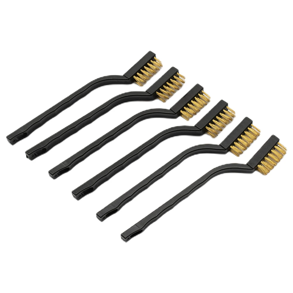 

Rust Wire Brush Stainless Steel Cleaning 170mm 17cm Accessories DIY Derusting Welding Wheels Tool Multi-function