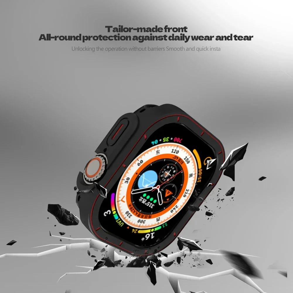  ġ 9 Ʈ 2  Ʈ Ǹ ̽, 49mm TPU ȣ Ŀ , iWatch ø 8  ð  ׼
