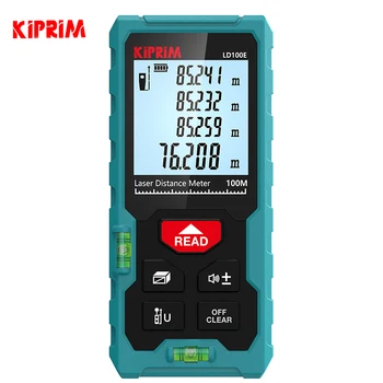Telemetro laser Kiprim 50M 70M 100M Mini strumento di misurazione laser Nastro laser Funzioni di misurazione multiple ad alta precisione