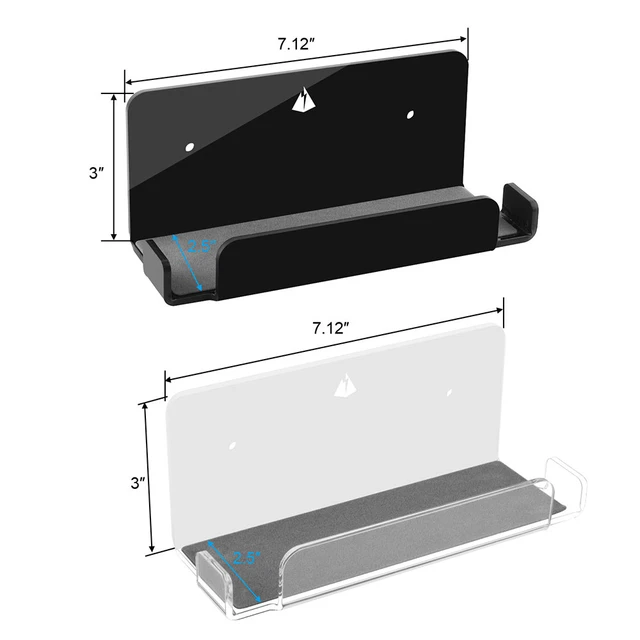 LINGYOU Wall Mount for Nintendo Switch & Switch OLED with 6 Slots and 2  Hook, Safely Store Your Switch Console Near or Behind TV