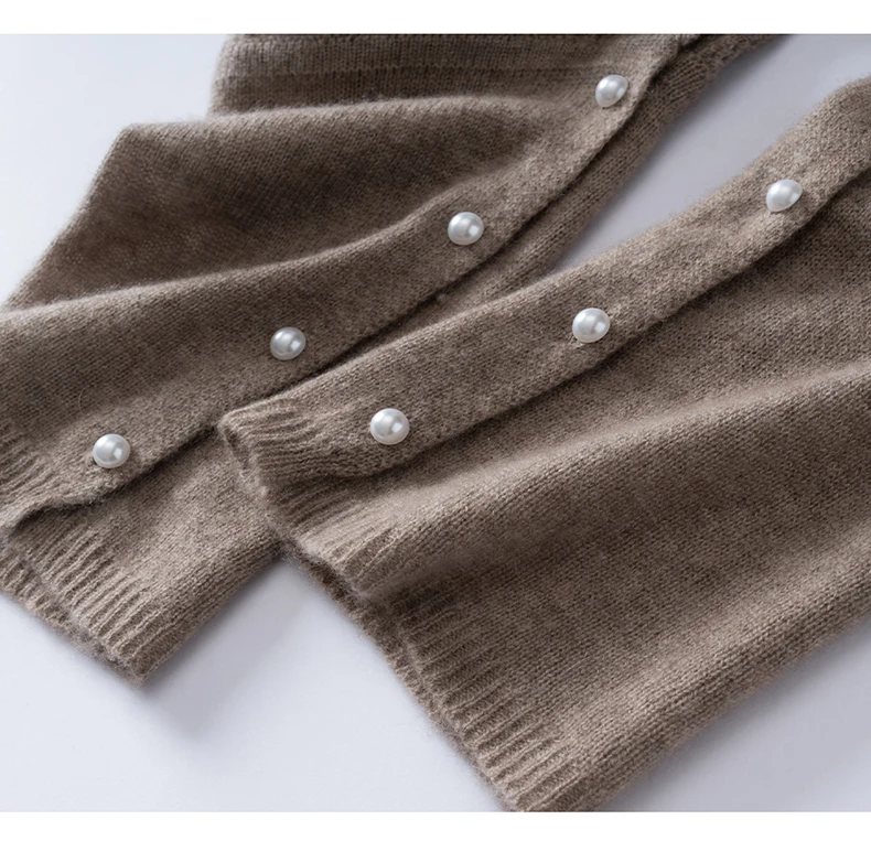Hochwertige Damen-Strickjacke aus 100% Reinem Kaschmir, Multifunktionaler Schal mit Hohlmuster, Dünne Strickoberbekleidung, Vielseitiger Schulterüberwurf – Detail 12