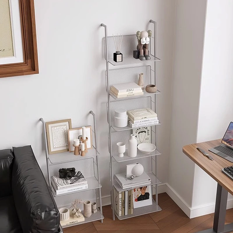 Modern Minimalist Magazine Rack Book Display Floor Standing Wall-Mounted Storage Shelf CD Organizer Furniture Estanterias FYMR