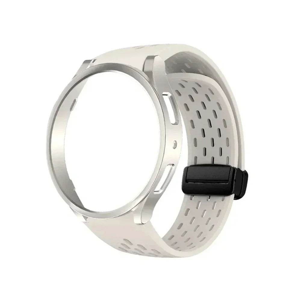 Enhanced PC Case & Silicone Strap with Magnetic Bracelet