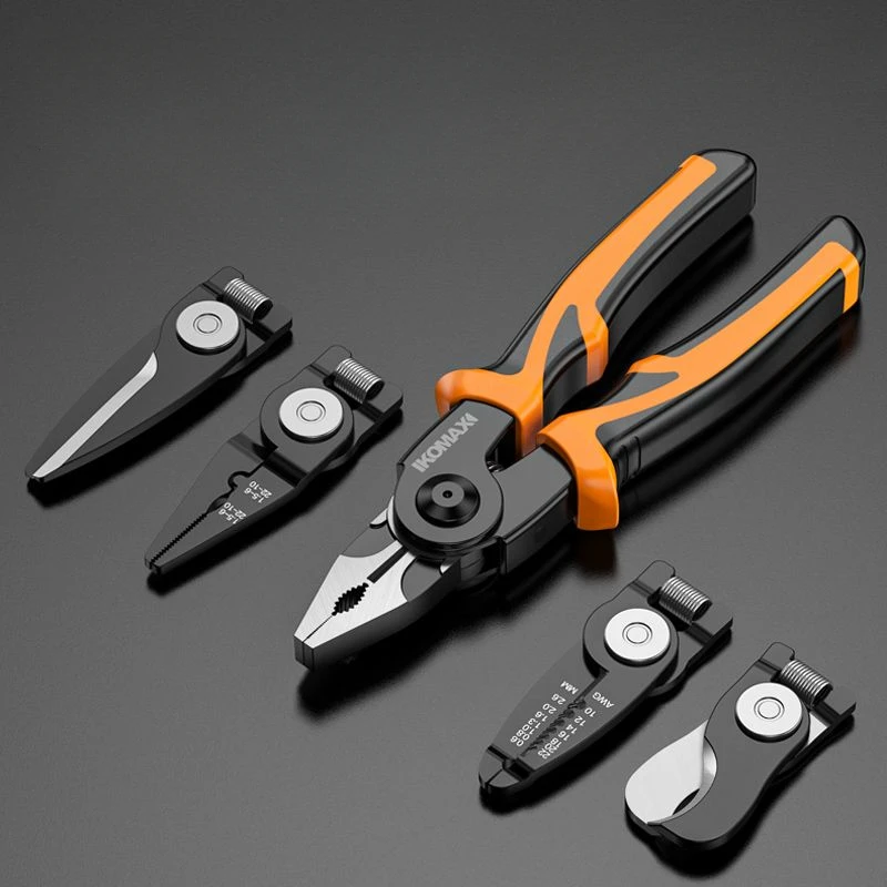 

5 in 1 multifunctional combination pliers Interchangeable head cutting wire wire copper wire cutting pliers